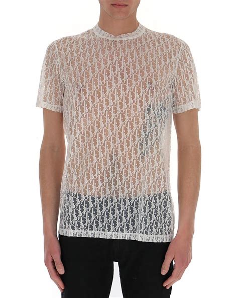 dior sheer oblique t-shirt white|Dior Oblique Relaxed.